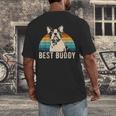 Boston Terrier Boston-Bulldog Men's Back Print T-Shirt, funny design
