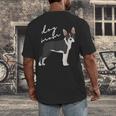 Boston Terrier Dog Mom Woman Women Men's Back Print T-Shirt, funny design