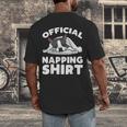 Boston Terrier Dog Official Sleeping Shirt Men Women Kids Men's Back Print T-Shirt, funny design
