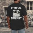 Boston Terrier Dog Official Sleepshirt Pajamas Nightgown For Men Women Girls Kids Men's Back Print T-Shirt, funny design