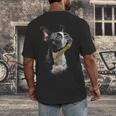 Boston Terrier Dog Graphic Pet Art Boston Terrier For Men Women Kids Men's Back Print T-Shirt, funny design