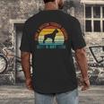 Being a Boston Terrier Grandpa Is Ruff Boston Terrier Men's Back Print T-Shirt, funny design
