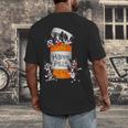 Boston Terrier Happy Pills T-Shirt Men's Back Print T-Shirt, funny design