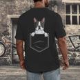 Boston Terrier In The Pocket Cute Boston Terrier Dog Lovers For Men Women Girls Kids Men's Back Print T-Shirt, funny design