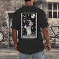 Boston Terrier Tarot Card Star With The Moon Men Women Kids Men's Back Print T-Shirt, funny design