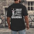 Coolest Boston Terrier Grandma Dog Men's Back Print T-Shirt, funny design