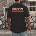 Germany Vintage Men's Back Print T-Shirt, funny design