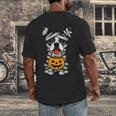 Halloween Dog Boston Terrier Mummy Costume Men Women Kids Men's Back Print T-Shirt, funny design