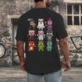 Pig Spooky Ghost Witch Boo-Jee Horror Pumpkin Pig Halloween Men's Back Print T-Shirt, funny design