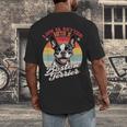 Retro Life Is Better With Boston Terrier Mom Dog Lover Men's Back Print T-Shirt, funny design