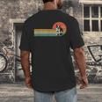 Retro Vintage Boston Terrier Dog Lover Boston Terrier Mom Men's Back Print T-Shirt, funny design