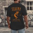 Sedona Arizona Southwestern Style Souvenir Vintage Men's Back Print T-Shirt, funny design