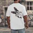 Boston Terrier Bostie Dog Kids Men Men's Back Print T-Shirt, funny design