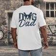 Boston Terrier Dog Dad Men's Back Print T-Shirt, funny design