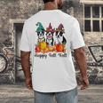Boston Terrier Dog Lover Fall Ya'Ll Halloween Costume Men Women Men's Back Print T-Shirt, funny design