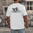 Boston Terrier Dog Official Sleeping Men Women Girls Kids Men's Back Print T-Shirt, funny design