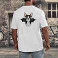 Boston Terrier Halloween Shirt Did Someone Say Treat Men's Back Print T-Shirt, funny design