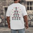 Boston Terrier Xmas Tree Lights For Men Women Boston Terrier Men's Back Print T-Shirt, funny design