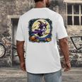 Cute Boston Terrier Halloween Costume Dog Lover Women Girls Men's Back Print T-Shirt, funny design