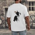 Love NOPE Boston Terrier Dog Lover Men's Back Print T-Shirt, funny design