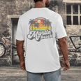 Myrtle Beach South Carolina Retro 70s Vintage Vacation Men's Back Print T-Shirt, funny design