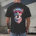 Boston Terrier 4th Of July US Merica Bostie Dog Patriotic For Men Women Kids Men's Back Print T-Shirt, gift for family, gift for coworker