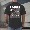 Boston Terrier American Gentleman Non-Sporting Dog Lover Men's Back Print T-Shirt, gift for family, gift for coworker