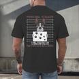 Boston Terrier American Gentleman Personal Stalker Dog Lover Men's Back Print T-Shirt, gift for family, gift for coworker