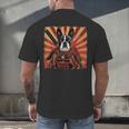 Boston Terrier Dog Japanese Art Samurai Ukiyo-e Men's Back Print T-Shirt, gift for family, gift for coworker
