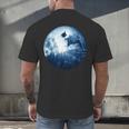 Boston Terrier Dog Moon Dog Mom Dad Women Men Dog Lovers Men's Back Print T-Shirt, gift for family, gift for coworker