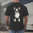 Boston Terrier Dog Motif Pet Art Boston Terrier For Men Women Kids Men's Back Print T-Shirt, gift for family, gift for coworker