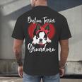 Boston Terrier Grandma Dog Owner Boston Terrier For Men Women Men's Back Print T-Shirt, gift for family, gift for coworker