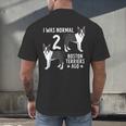 Boston Terrier Humor Bostie Dog Lover For Men Women Kids Men's Back Print T-Shirt, gift for family, gift for coworker