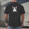 Boston Terrier In The Pocket Cute Boston Terrier Dog For Men Women Girls Kids Men's Back Print T-Shirt, gift for family, gift for coworker