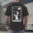 Boston Terrier Tarot Card Star With The Moon Men Women Kids Men's Back Print T-Shirt, gift for family, gift for coworker