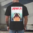 Boston Terriers Jowls Dog Mom Dog Dad Men's Back Print T-Shirt, gift for family, gift for coworker