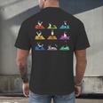 Boston Terriers Yoga Asana Pose And Meditation Men's Back Print T-Shirt, gift for family, gift for coworker