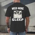 Cute Boston Terrier Need More Sleep Pajamas Nightgown Men's Back Print T-Shirt, gift for family, gift for coworker