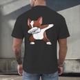 Dabbing Red Boston Terrier Dab Dance Dog Men Women Kids Men's Back Print T-Shirt, gift for family, gift for coworker