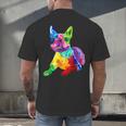Dog Lover Boston Terrier Dog Colorful Boston Terrier Men Women Kids Men's Back Print T-Shirt, gift for family, gift for coworker