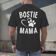 Fun Bostie Mama Dog Lover Apparel Boston Terrier Mom Men's Back Print T-Shirt, gift for family, gift for coworker