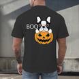 The Halloween Boston Terrier Men's Back Print T-Shirt, gift for family, gift for coworker