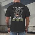 Labrador Retriever Lab Professional Human Trainer Men's Back Print T-Shirt, gift for family, gift for coworker