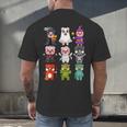 Pig Spooky Ghost Witch Boo-Jee Horror Pumpkin Pig Halloween Men's Back Print T-Shirt, gift for family, gift for coworker