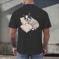 Sleepy Boston Terrier Pajama Men Women Kids Men's Back Print T-Shirt, gift for family, gift for coworker
