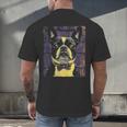Vintage Boston Terrier Dog Men's Back Print T-Shirt, gift for family, gift for coworker