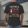 Watch Christmas Movies With My Boston Terrier Bostie Men's Back Print T-Shirt, gift for family, gift for coworker