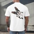 Boston Terrier Bostie Dog Kids Men Men's Back Print T-Shirt, gift for family, gift for coworker