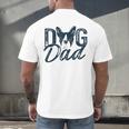 Boston Terrier Dog Dad Men's Back Print T-Shirt, gift for family, gift for coworker