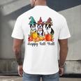 Boston Terrier Dog Lover Fall Ya'Ll Halloween Costume Men Women Men's Back Print T-Shirt, gift for family, gift for coworker